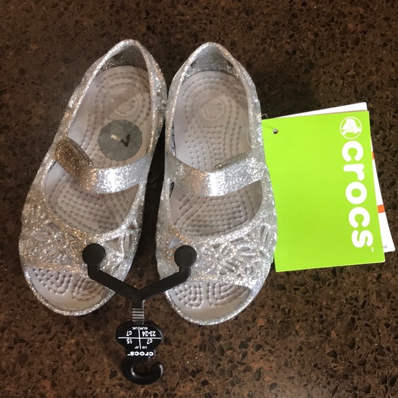 crocs silver insoles
